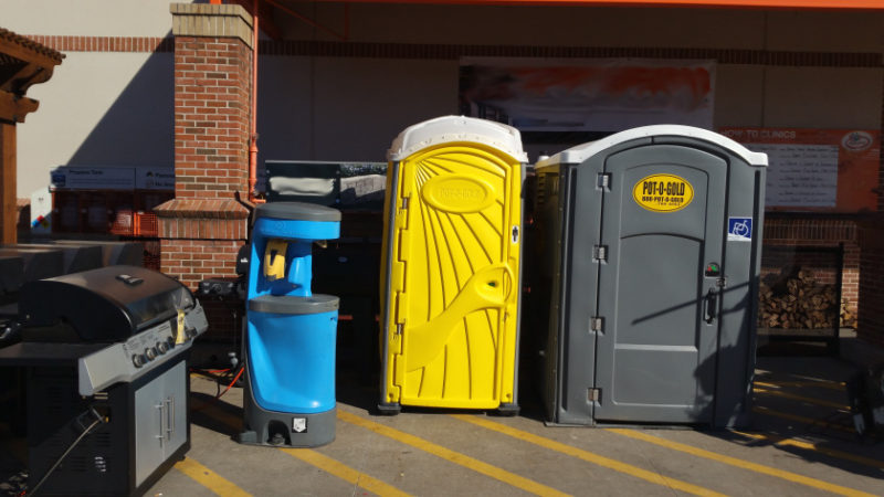 pot of gold porta potty