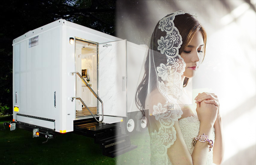 Restroom Trailers for Outdoor Weddings 2023 PotOGold Rentals
